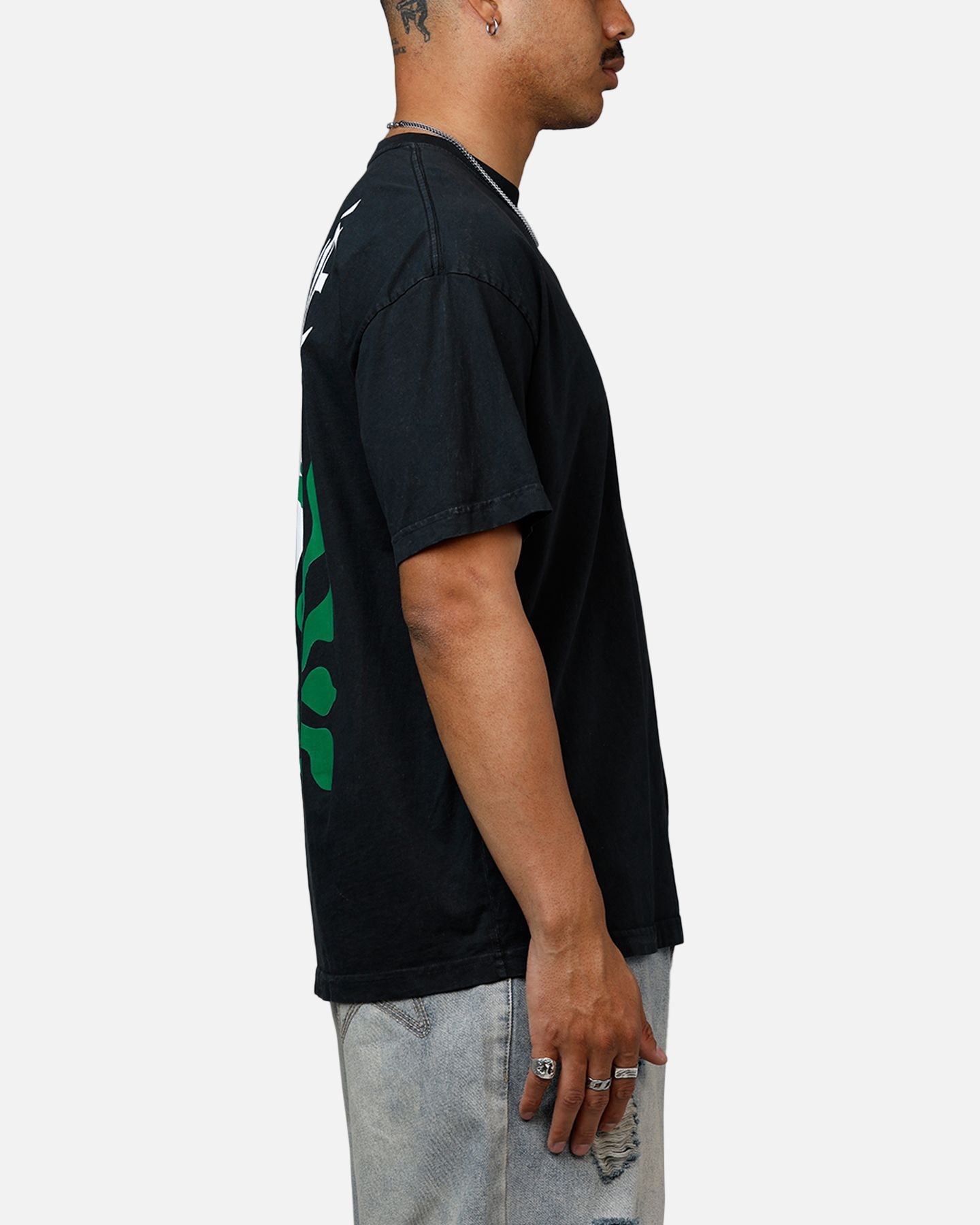 Мужская футболка CARRE Eternal Garden Heavyweight - Black Acidwash M, цвет: Чёрный — фото 5