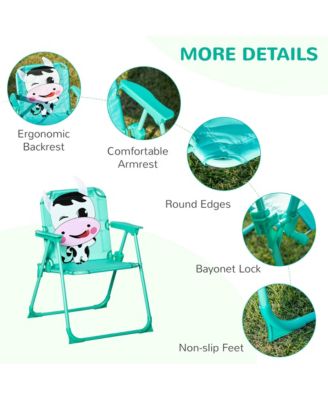 Kids Picnic Table Chair Set Outdoor Patio Furniture W/ Umbrella