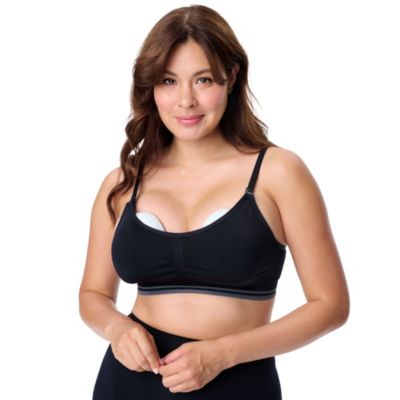 Motherhood Women's Maternity Seamless Nursing and Hands-Free Pumping Bra