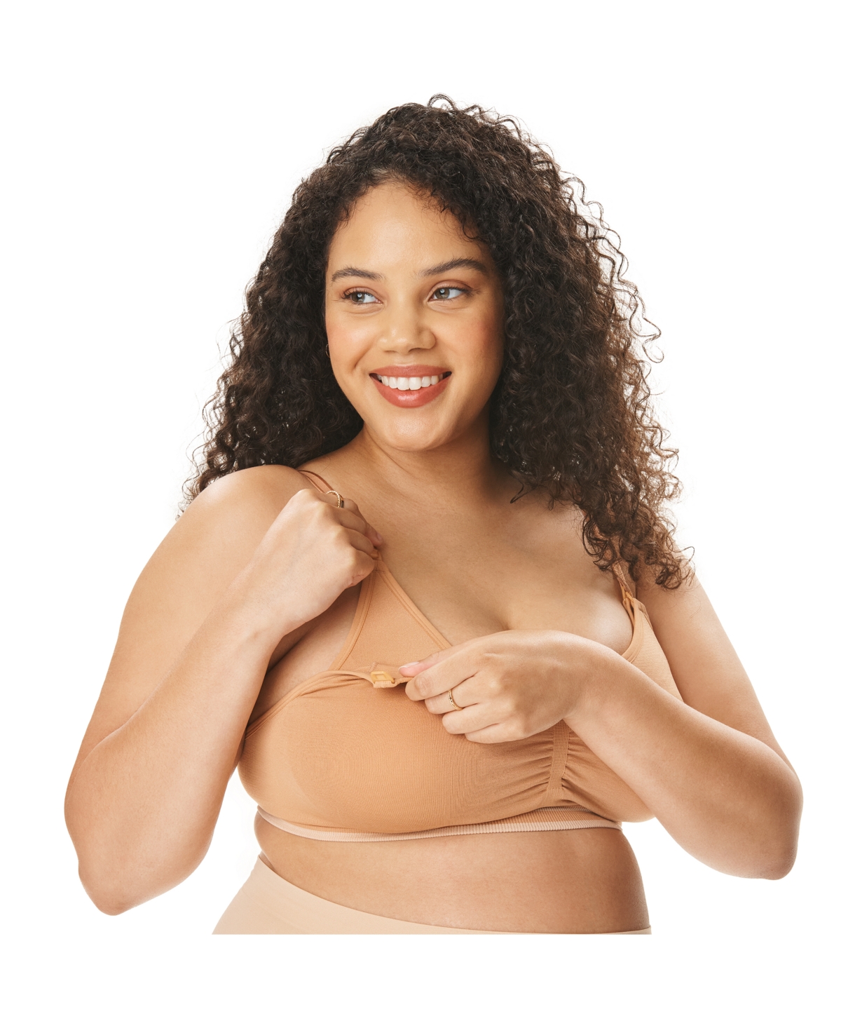 Motherhood Women's Maternity Seamless Nursing and Hands-Free Pumping Bra