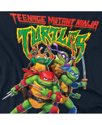 Men's TMNT Mutant Mayhem Logo With Group T-Shirt