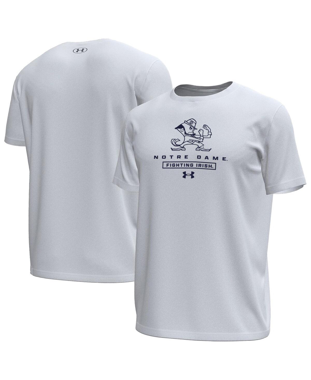 Men's White Notre Dame Fighting Irish Stack Stretch Performance T-Shirt - White