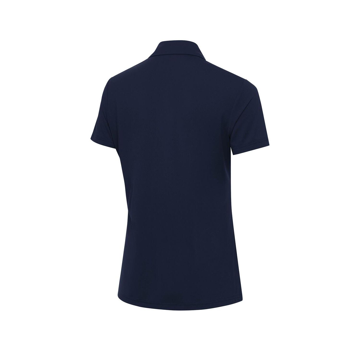 Women's Navy Atlanta Braves Independence Day Patriotic Logo Era Polo Shirt