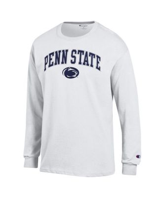 Men's White Penn State Nittany Lions Arch Over Logo Long Sleeve T-Shirt