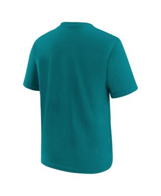 Big Boys and Girls Teal Jacksonville Jaguars Team Wordmark T-Shirt