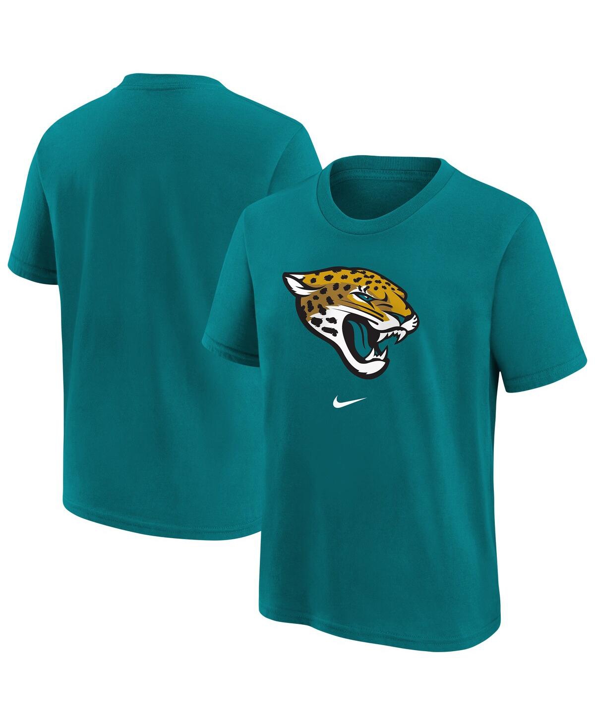Nike Big Boys And Girls Teal Jacksonville Jaguars Primary Logo Legend T-shirt In Green