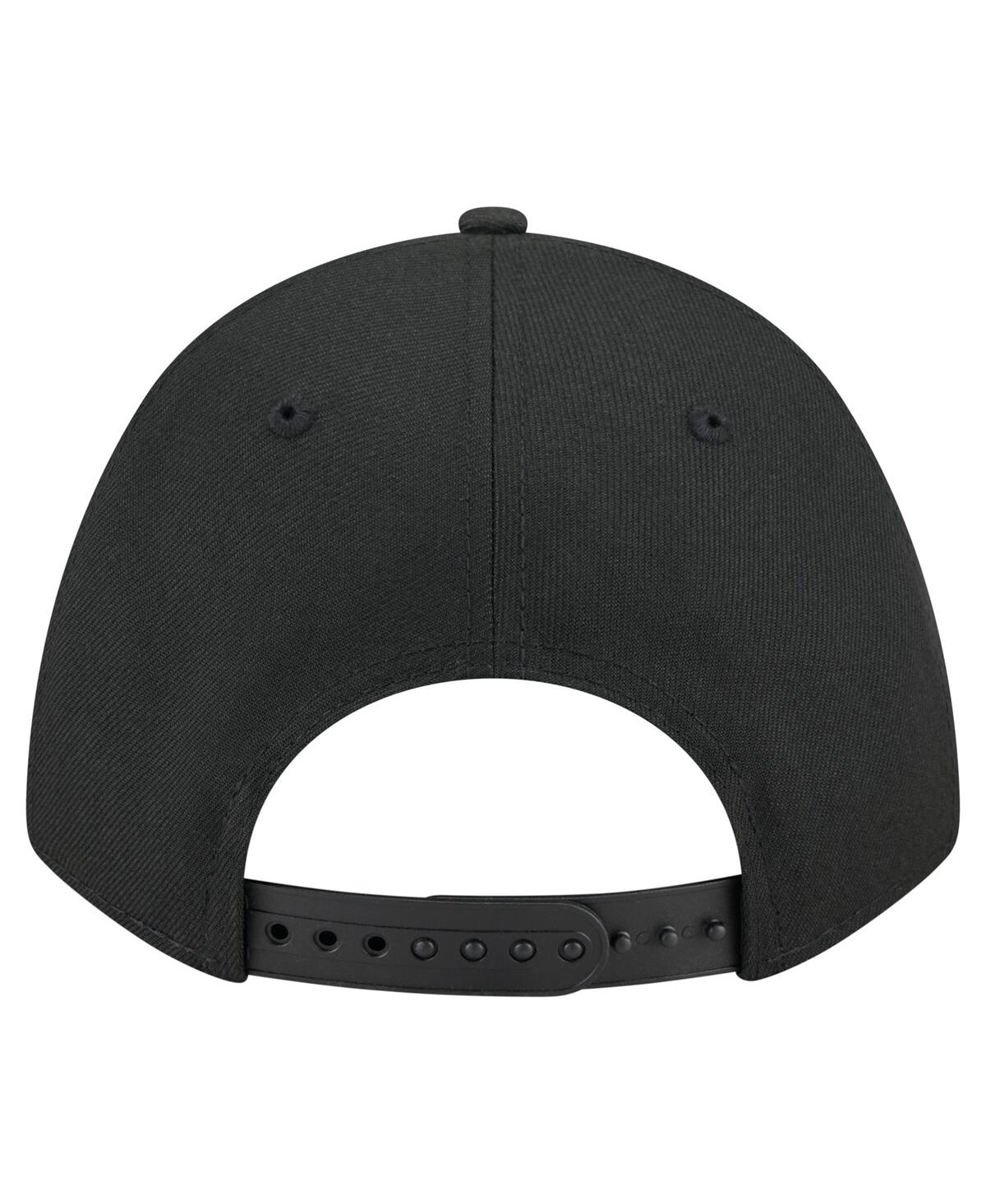 New Era Men's Black Jacksonville Jaguars Team Collection 9forty M-crown A-frame Adjustable Hat In Black