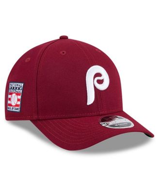 New Era - Men's Maroon Philadelphia Phillies Baseball Hall of Fame 9FORTY M-Crown Adjustable Hat
