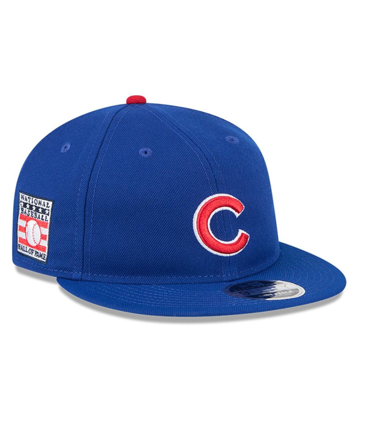 Men's Royal Chicago Cubs Baseball Hall of Fame Retro Crown 9FIFTY Adjustable Hat - Royal