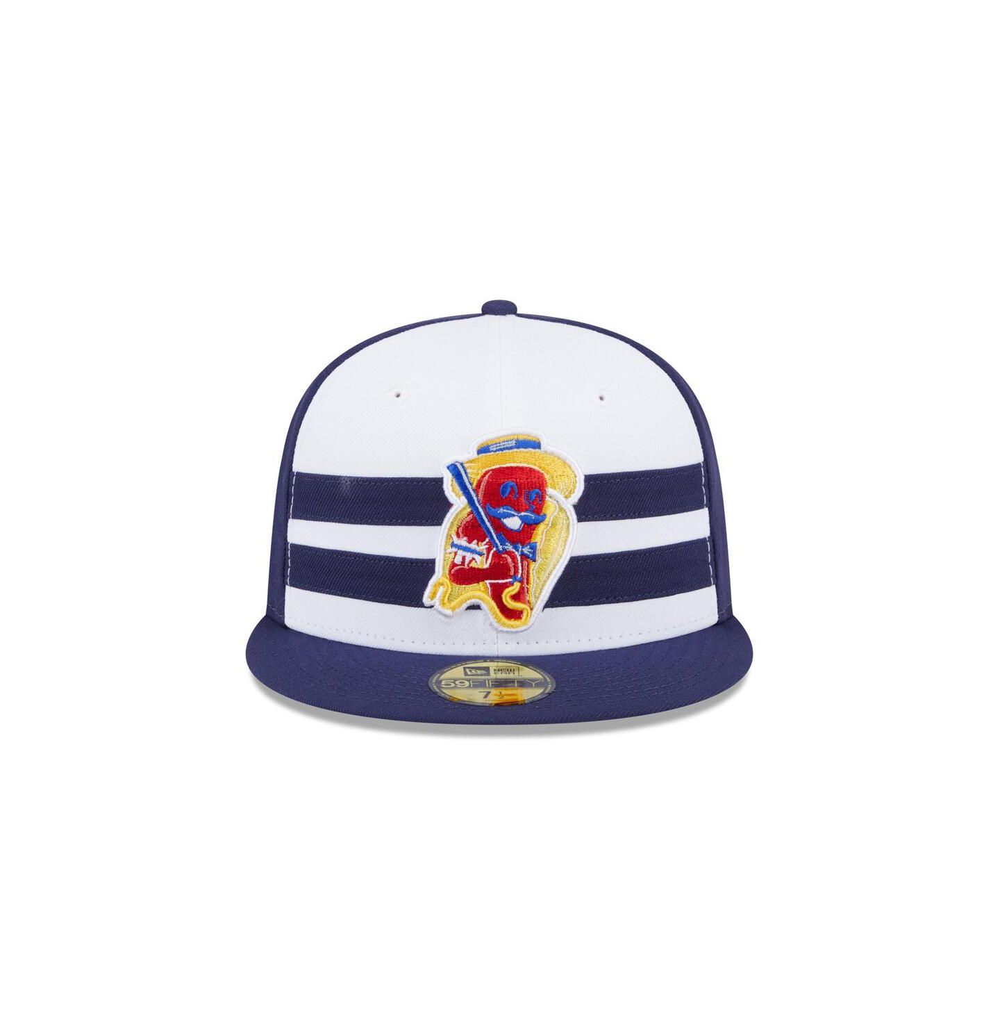 Мужская кепка New Era Navy Brooklyn Cyclones Theme Nights 59FIFTY Fitted Hat — фото 3