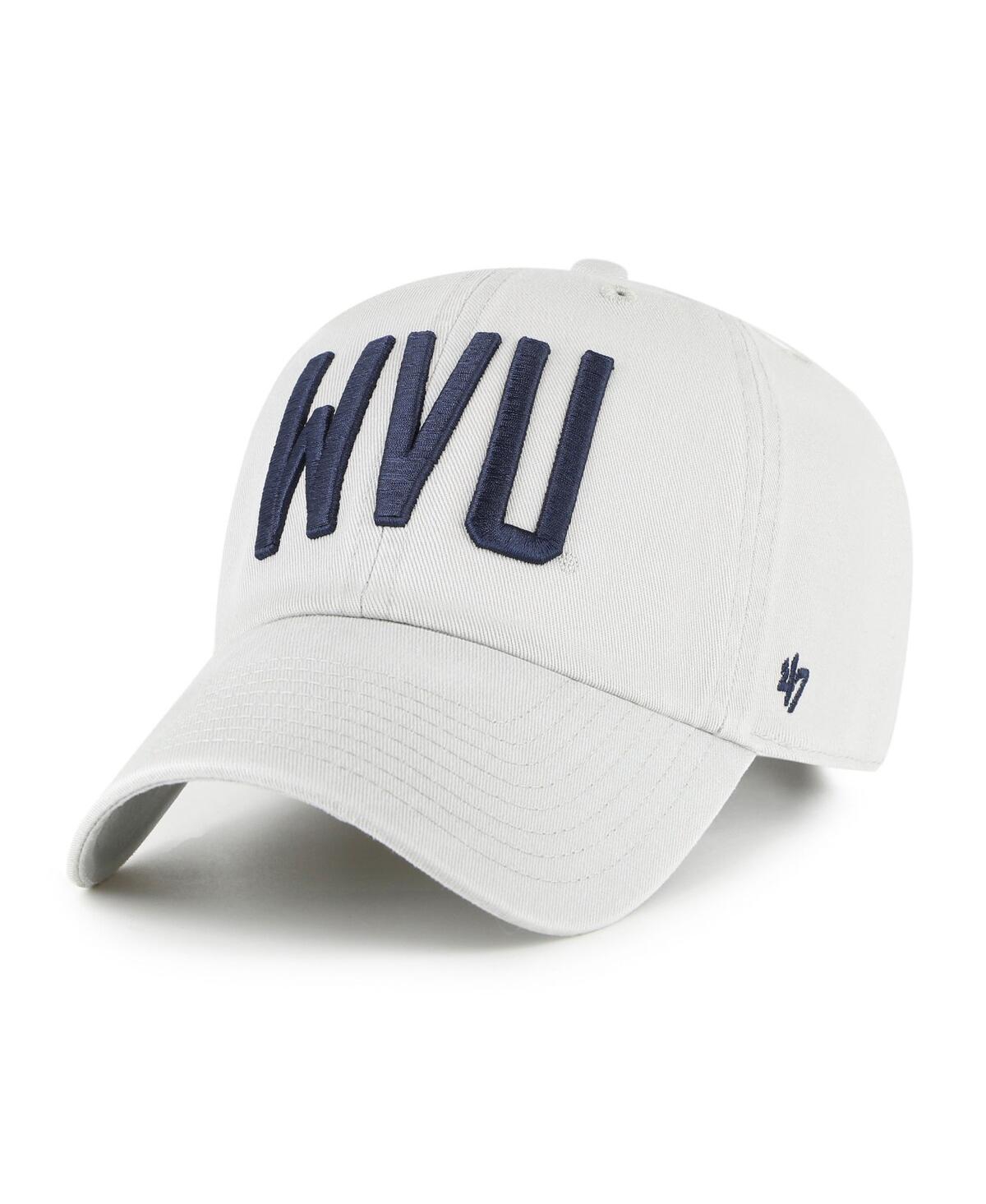 Men's Gray West Virginia Mountaineers Clean Up Adjustable Hat - Gray