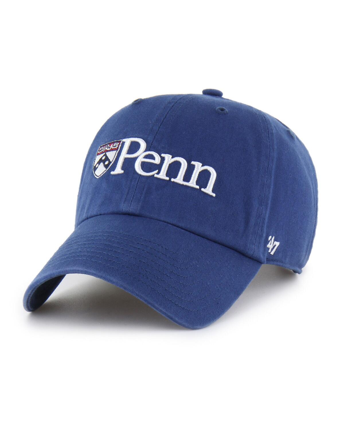 Men's Navy Pennsylvania Quakers Clean Up Adjustable Hat - Navy