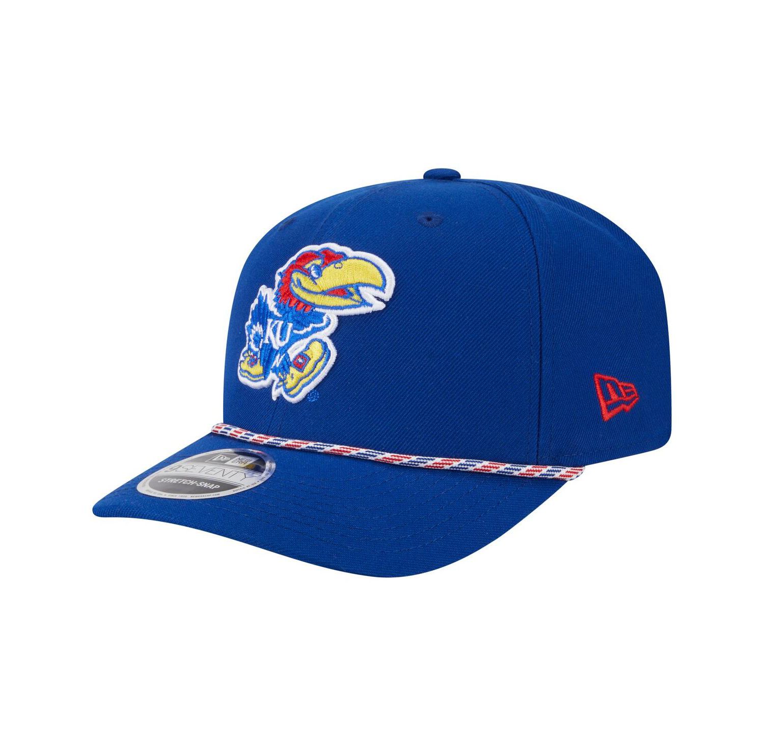 Men's Royal Kansas Jayhawks Game Day Multi-Rope 9SEVENTY Stretch-Snap Hat