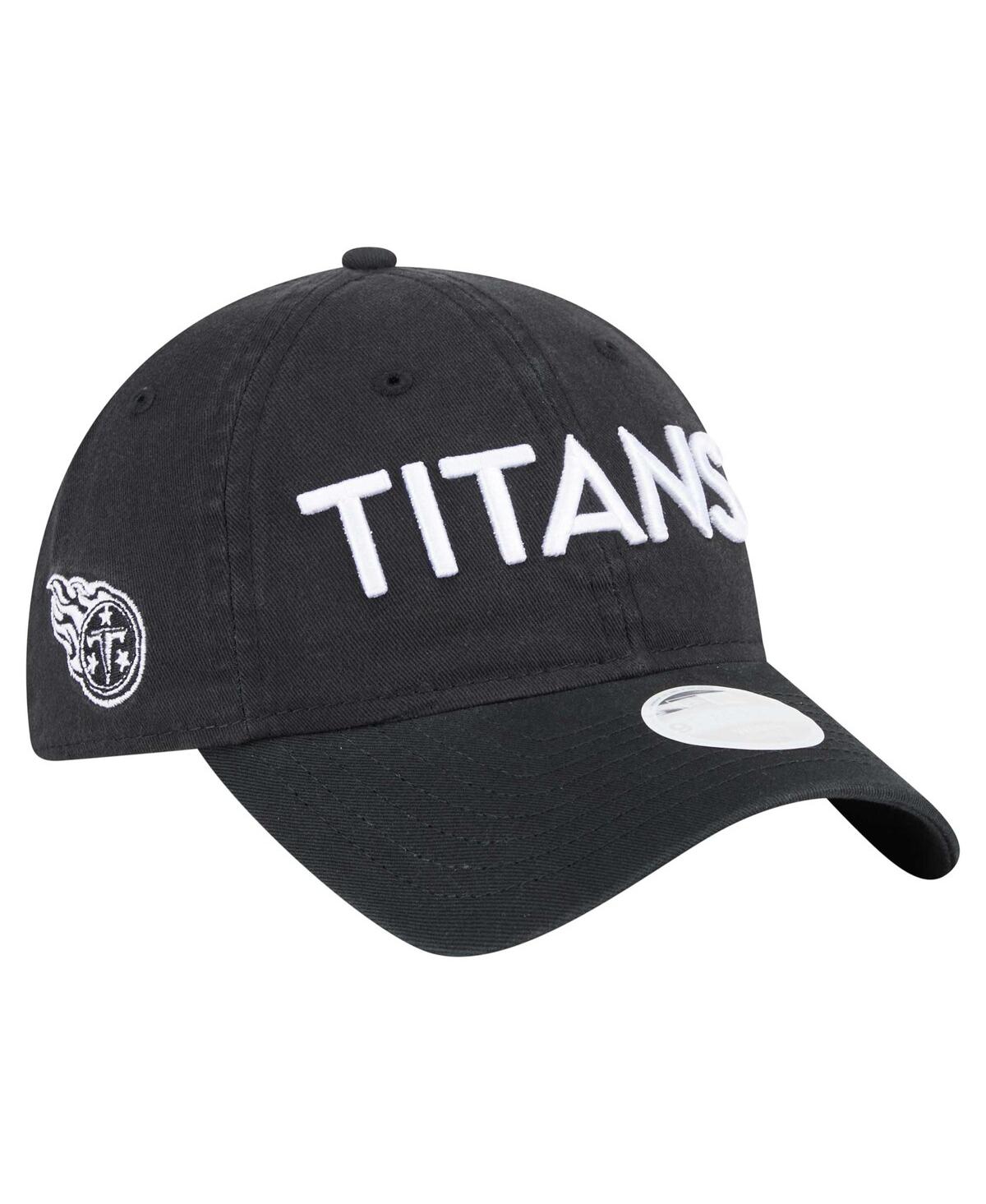 Women's Black Tennessee Titans Cece 9TWENTY Adjustable Hat - Black