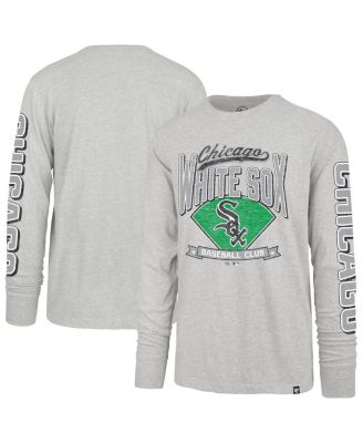 '47 Brand - Men's Gray Chicago White Sox Fair Ball Franklin Long Sleeve T-Shirt