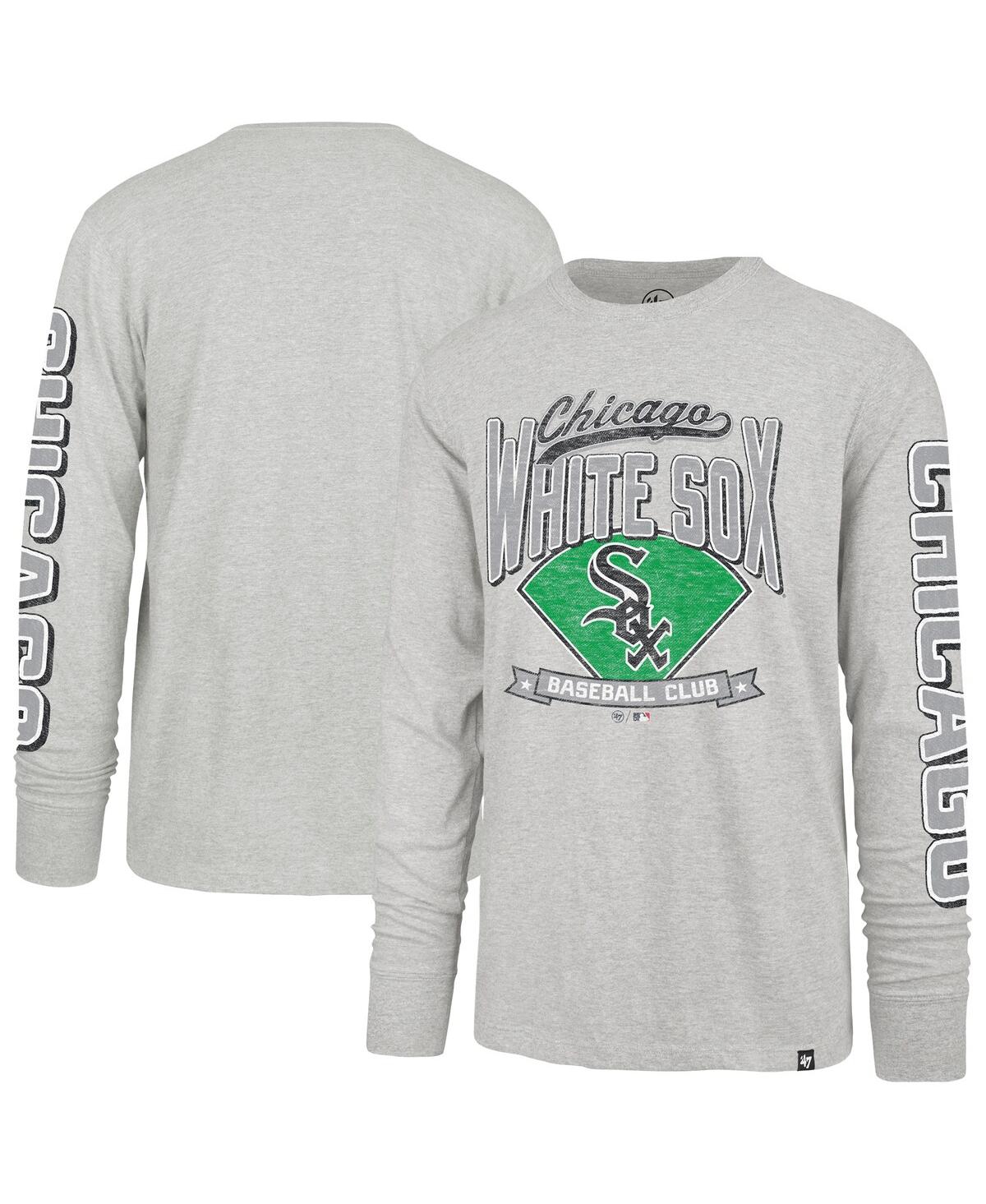 Men's Gray Chicago White Sox Fair Ball Franklin Long Sleeve T-Shirt - Gray