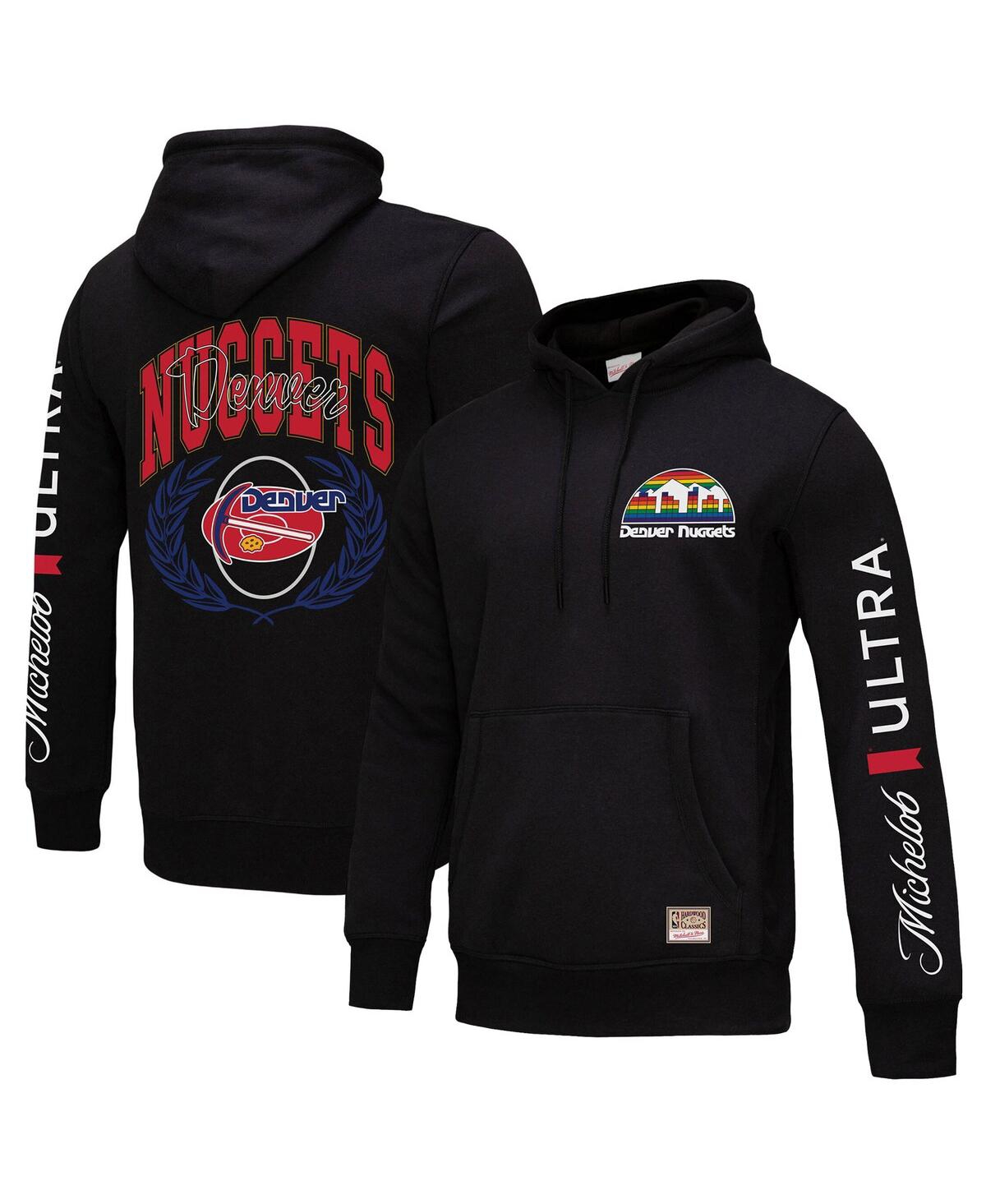 Men's Black Denver Nuggets Nba x Michelob Ultra Swish Sip Pullover Hoodie - Black