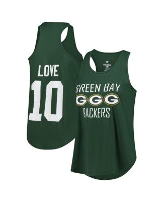 Fanatics - Women's&nbsp; Jordan Love Green Green Bay Packers Plus Size Name Number Tank Top