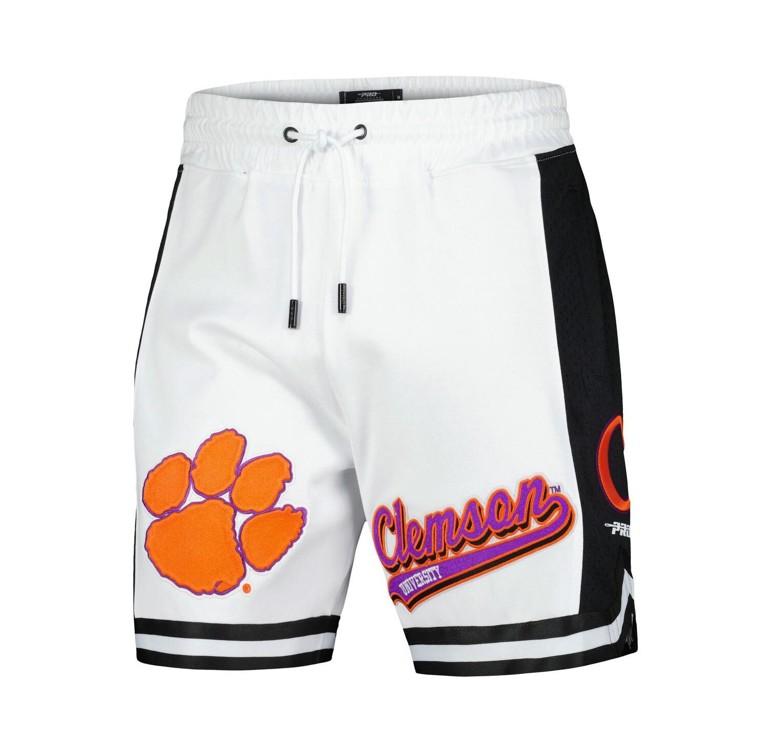 Men's White Clemson Tigers Script Tail DK 2.0 Shorts