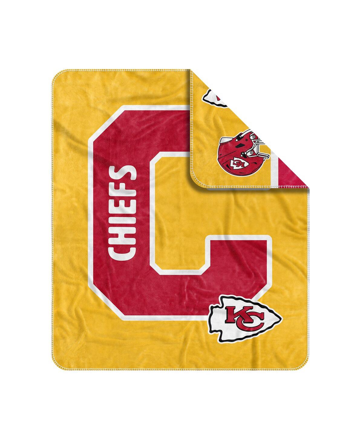 Logo Brands Kansas City Chiefs 50" X 60" Dream Weave Throw Blanket In Red