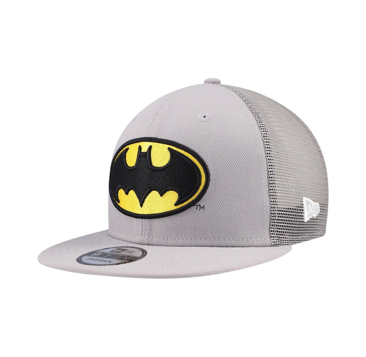 Men's Gray Batman 9FIFTY Snapback Trucker Hat