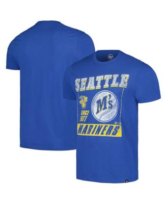 '47 Brand - Men's Royal Seattle Mariners Outlast Franklin T-Shirt