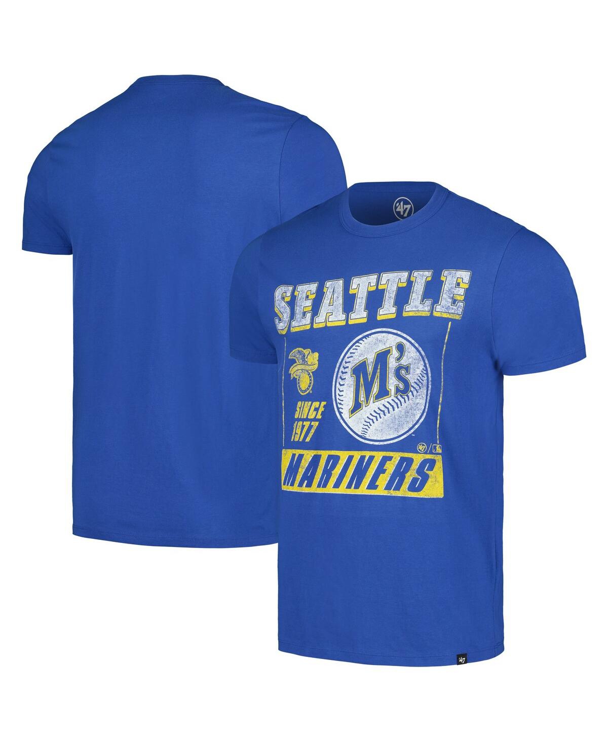 Men's Royal Seattle Mariners Outlast Franklin T-Shirt - Royal