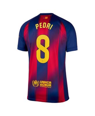 Men's Pedri Navy Barcelona 2025/26 Home Replica Jersey
