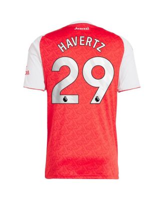 Men's Kai Havertz Red Arsenal 2025/26 Home Replica Player Jersey