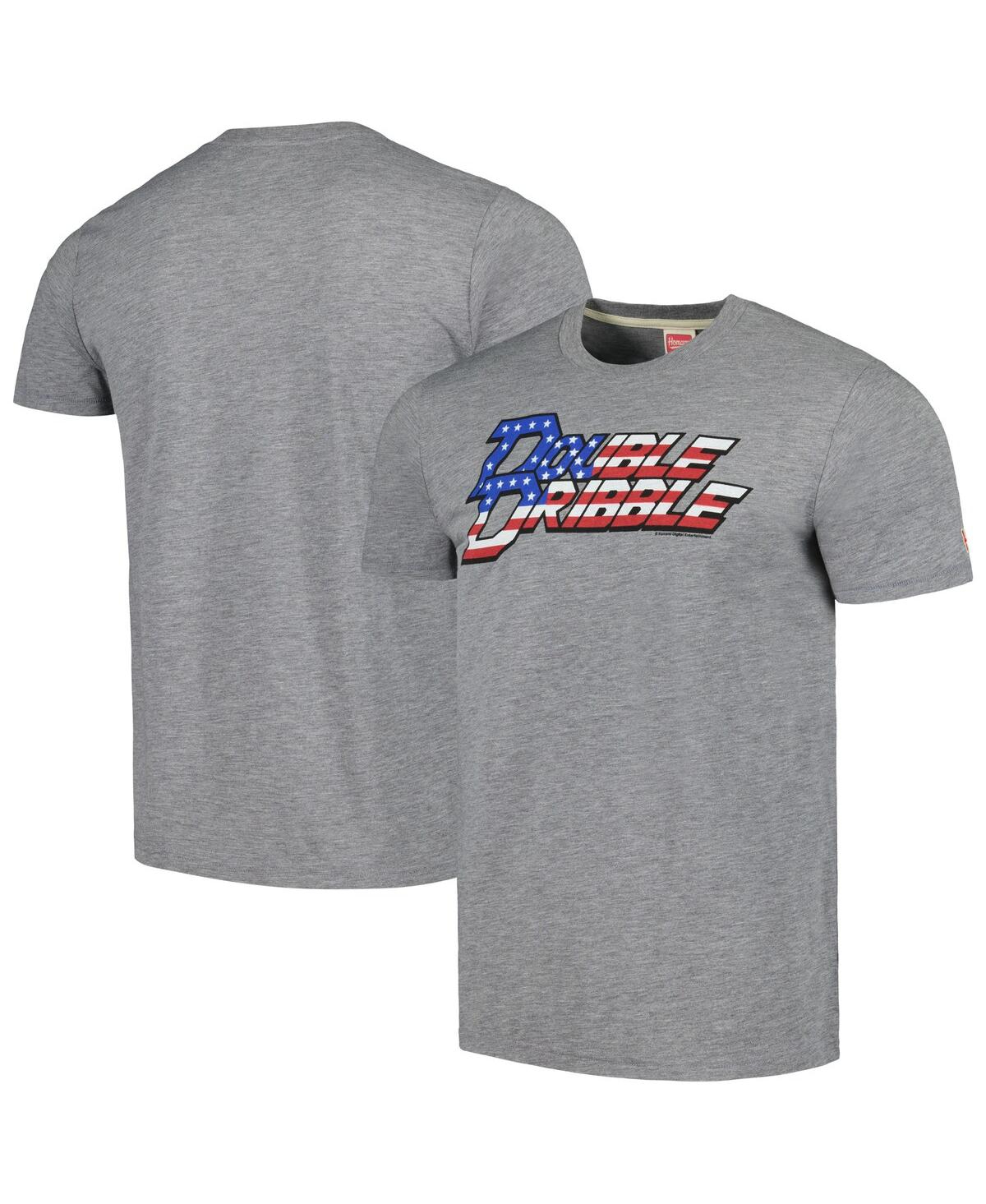 Men's and Women's Gray Double Dribble Tri-Blend T-Shirt - Gray