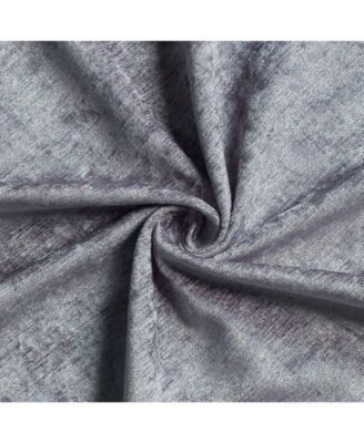 2 Piece Heavy Weight Light Filtering Rod Pocket Luxurious Royal Chenille Curtain Panels - Beige