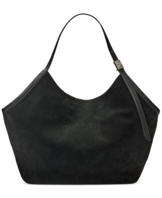 Deco Tulip Large Suede Tote Bag