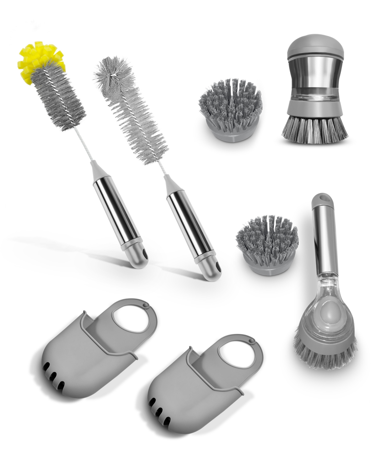 Art & Cook 8-piece Essential Cleaning Set In Gray