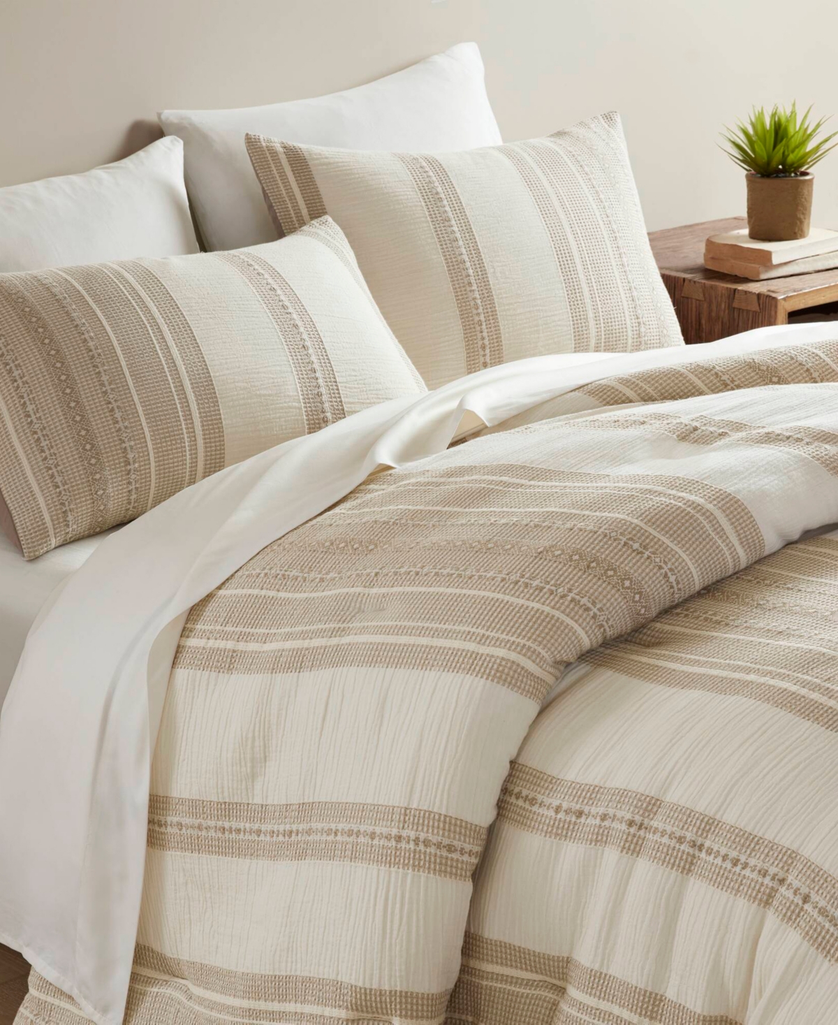 Woolrich Mesa Stone Washed 3-pc. Comforter Set, King/california King In Brown
