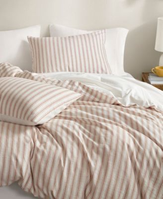 Madison Park Etta Striped 3-Pc. Duvet Cover Set, Queen