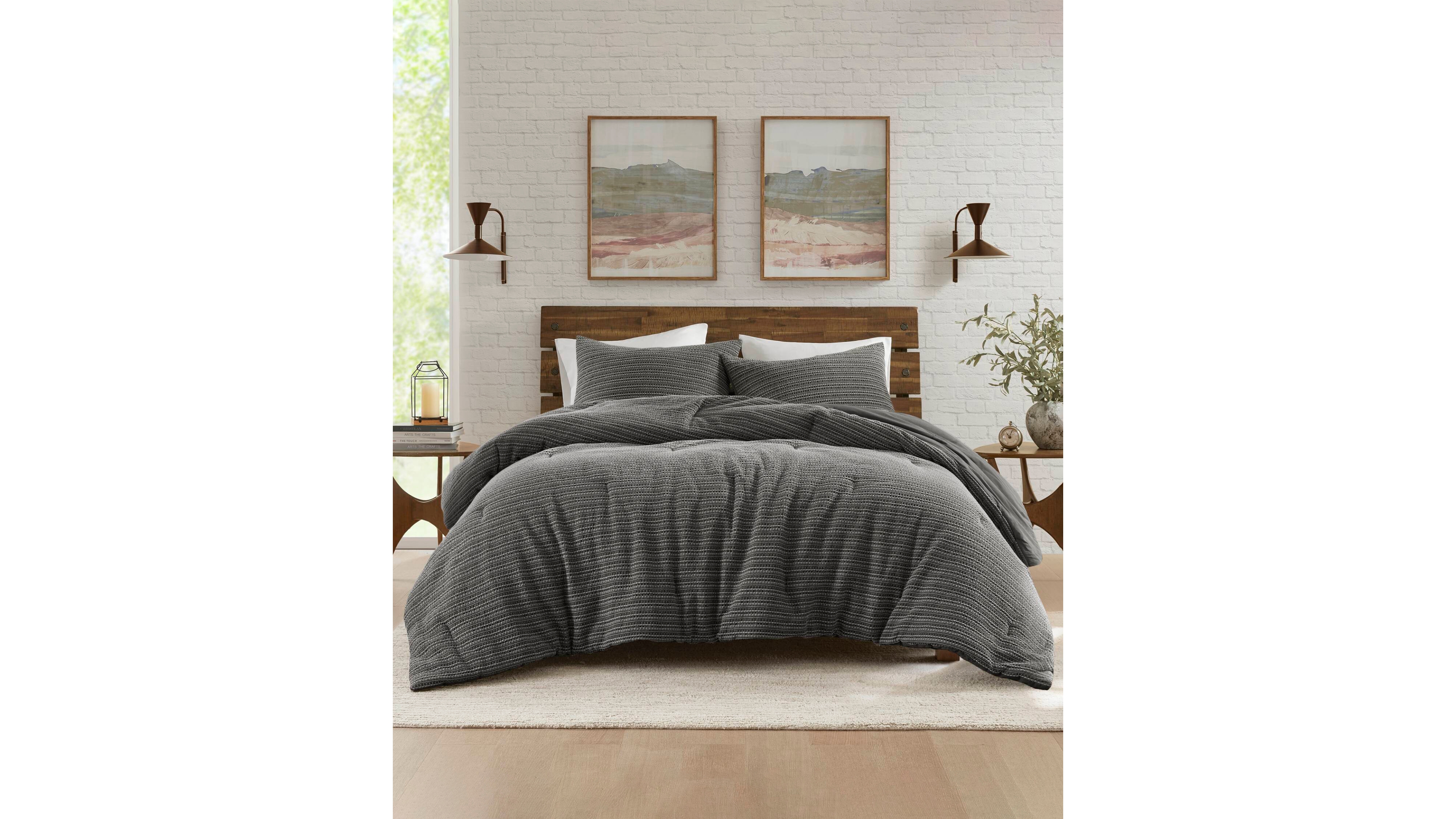 Woolrich Lyon Waffle Washed 3-Pc. Comforter Set, Full/Queen