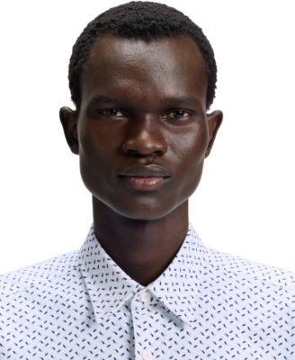 Men's Performance-Stretch Slim-Fit Dress Shirt