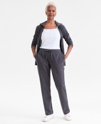 Women's Mid Rise Drawstring-Waist Sweatpants, PP-4X, Created for Macy's