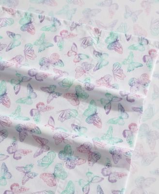 Silky Microfiber Printed 4-Pc. Sheet Set, King