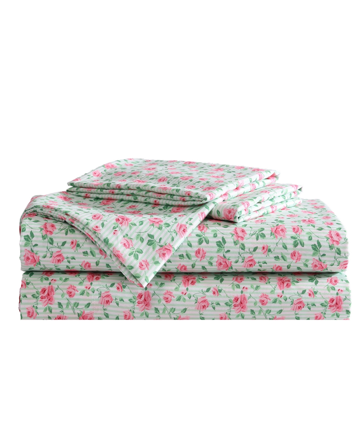 Betsey Johnson Silky Microfiber Printed 4-pc. Sheet Set, Queen