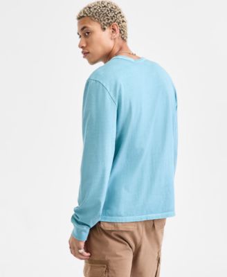 Men's Long-Sleeve Cotton T-Shirt, Macy's Exclusive  
