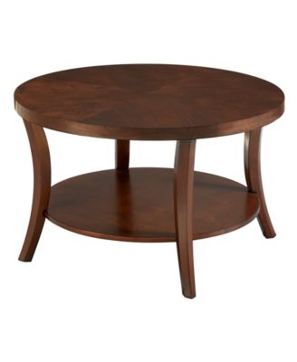 30" Wood Charleston Round Coffee Table
