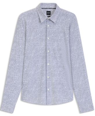 Men's Performance-Stretch Slim-Fit Dress Shirt