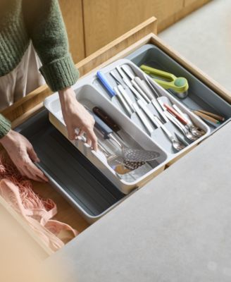 Drawer Store Expanding Tiered Cutlery, Utensil and Gadget Organizer, 16" x 13"