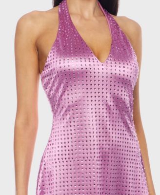 Juniors' Open-Back Sleeveless Bodycon Dress