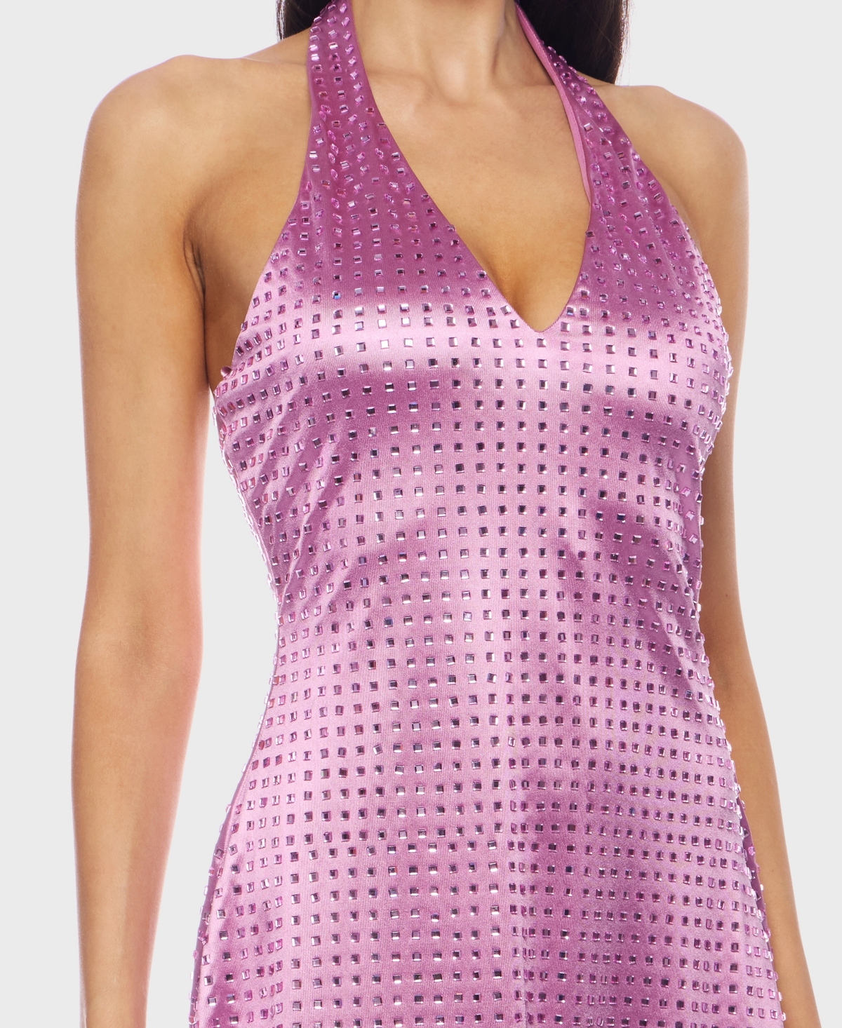 Alex & Sophia Juniors' Open-back Sleeveless Bodycon Dress In Pink