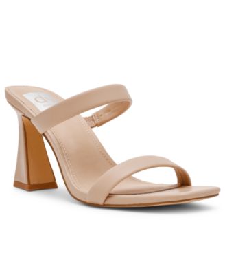 Women's Yorke Two-Band Square-Toe High-Heel Dress Sandals