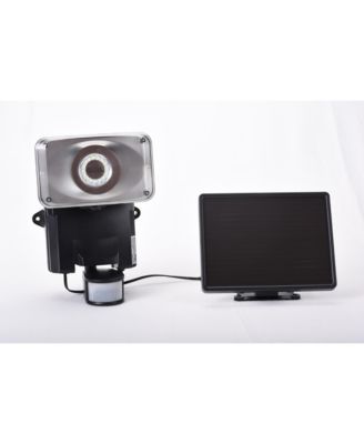 SOLAR-POWERED LED SECURITY FLOODLIGHT - BLACK