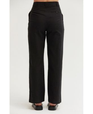 Women's Erin Straight Leg Linen Trousers Success