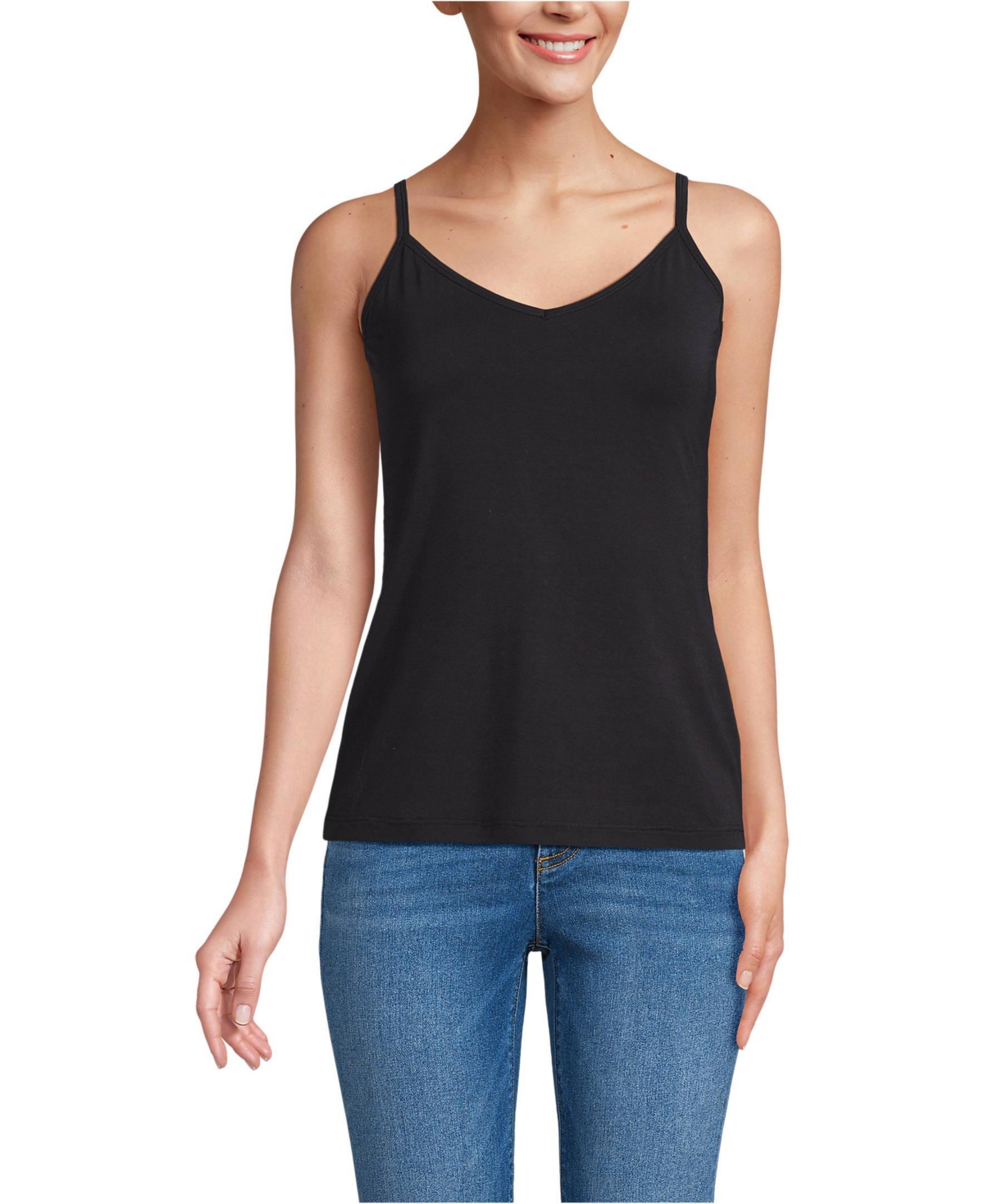 Women's Cooling V-neck Camisole - Deep sea navy